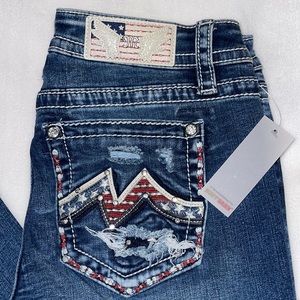 Miss Me American Flag  Patriotic 🇺🇸 Jeans
